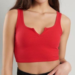 Red Crop Top